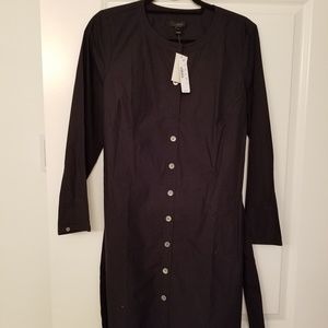 JCrew Black shirt dress